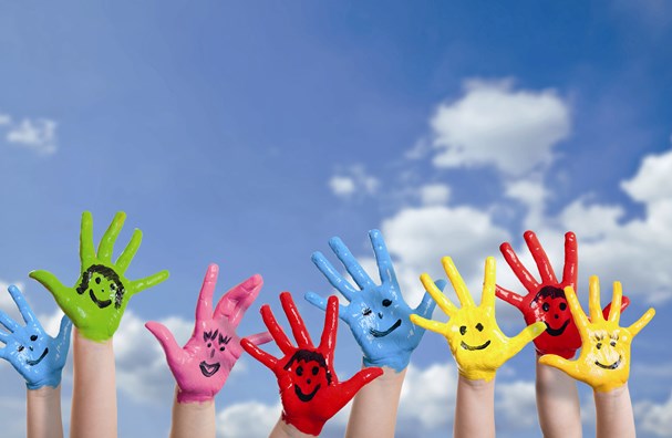Foto kinderhandjes